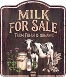 Milk for Sale Rustic Sign