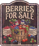 Berries for Sale Rustic Sign