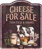 Cheese for Sale Rustic Sign