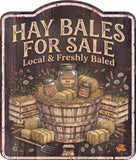 Hay Bales for Sale Rustic Sign