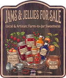 Jams & Jellies for Sale Rustic Sign