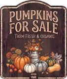 Pumpkins for Sale Rustic Sign