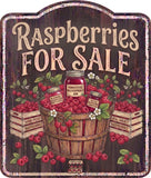 Raspberries for Sale Rustic Sign