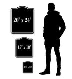 Room 95 Number Building BLACK Aluminum Composite Sign