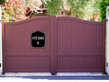Studio 8 BLACK Aluminum Composite Sign