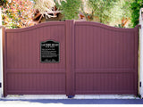 Laundry Rules For Men  BLACK Aluminum Composite Sign