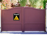 Warning Explosion Risk Caution OSHA Danger BLACK Aluminum Composite Sign