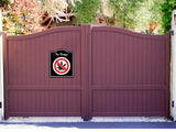 No Drugs Symbol Prohibition BLACK Aluminum Composite Sign