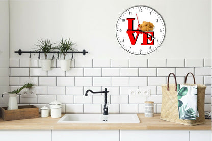 I Love Fried Chicken Love Park Funny Kitchen Living room Wall Clock