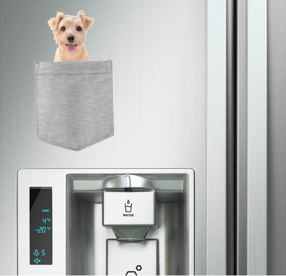 Norfolk Terrier Dog in pocket Fridge Car Magnet Bumper Sticker App size 4"x7"
