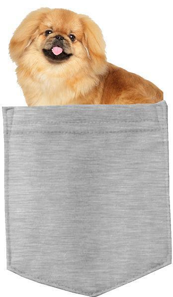Pekingese Dog  in  pocket Fridge Car Magnet Bumper Sticker App size 4"x7"