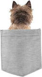 Cairn Terrier Dog in pocket Fridge Car Magnet Bumper Sticker App size 4"x7"