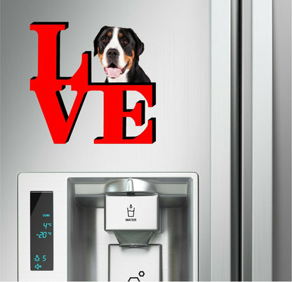 Greater Swiss Mountain Dog Dog Love Park Dog Fridge Refrigerator Car Magnet