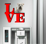 Soft Coated Wheaten Terrier Cute Dog Fridge Refrigerator Car Magnet