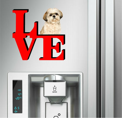 Shih Tzu Cute Dog Fridge Refrigerator Car Magnet