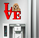 American Cocker Spaniel Love Park Cute Dog Fridge Refrigerator Car Magnet