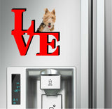 Fox Terrier Dog Love Park Dog Fridge Refrigerator Car Magnet