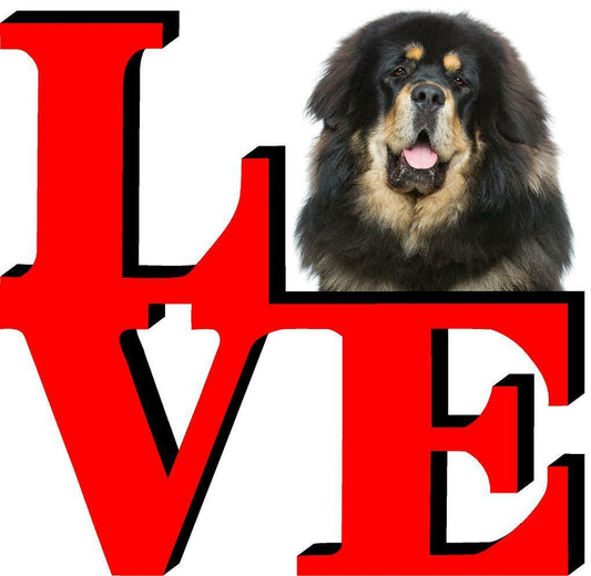 Tibetan Mastiff Cute Dog Fridge Refrigerator Car Magnet