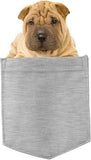 Chinese Shar-pei Dog in pocket Fridge Car Magnet Bumper Sticker App size 4"x7"