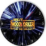 Best Woodworker in the Star Galaxy Space Kitchen Living room Wall Clock