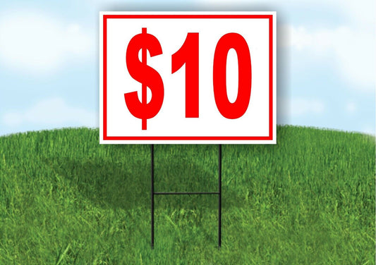 10 DOLLAR SALE Yard Sign Road with Stand LAWN SIGN