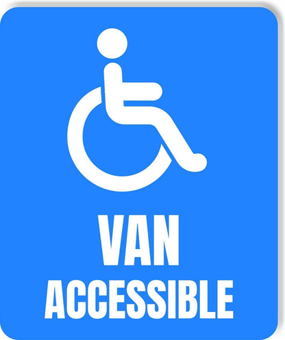 Handicapped Parking left arrow Accessible metal outdoor sign PARKING SIGNAGE