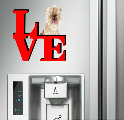 Lakeland Terrier Dog Love Park Dog Fridge Refrigerator Car Magnet