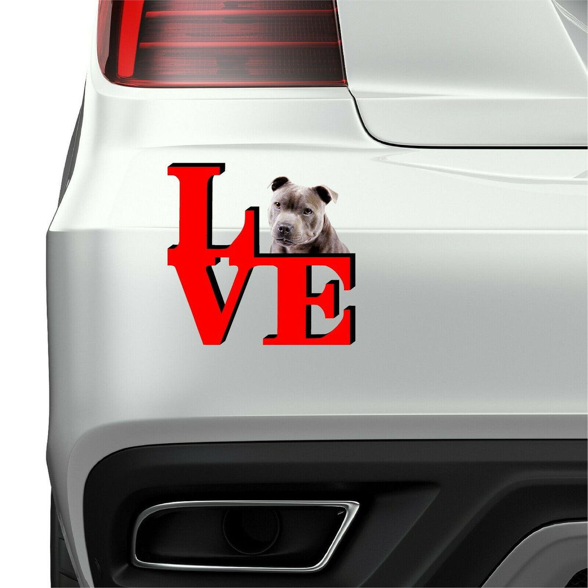 American Staffordshire Terrier Love Park Cute Dog Fridge Refrigerator Car Magnet