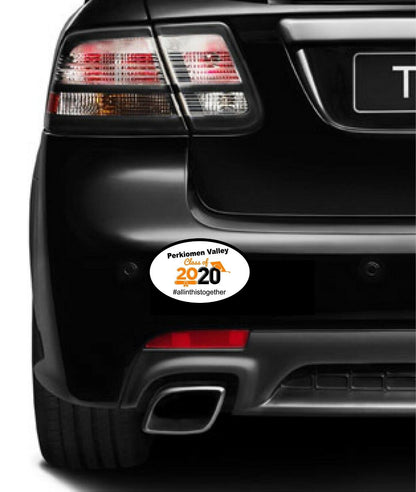 Perkiomen Valley Class of 2020 Graduation Car magnet Magnetic Bumper Sticker