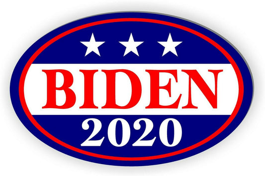Joe Biden for President 2020 Car magnet Magnetic Bumper Sticker oval 5.5"x3.5"