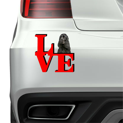 English Cocker Spaniel Dog Love Park Dog Fridge Refrigerator Car Magnet