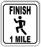 Finish Line 1 mile Running Race 5k Marathon Sign
