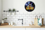 Best Keeshonden  Dog Galaxy Wars Space Star Kitchen Livingroom Wall Clock