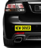 SET OF 3 NEW Driver  Car MAGNET Magnetic Bumper Sticker safety 8.25" x2.75"