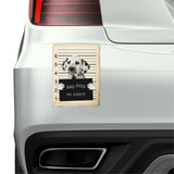 Dalmatian Mugshot Bad Dog Fridge refrigerator Car Magnet