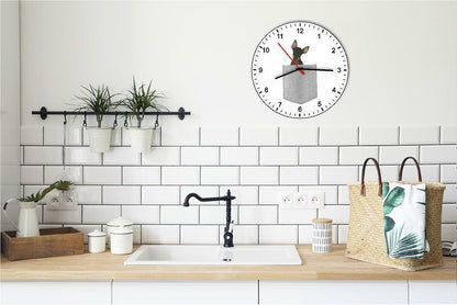 Manchester Terrier In Your Pocket Dog kitchen living room Wall Clock