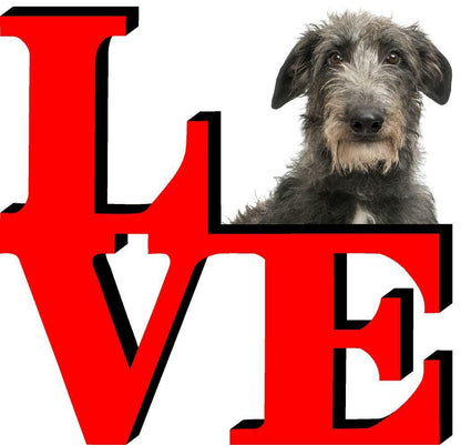 Scottish Deerhound Cute Dog Fridge Refrigerator Car Magnet