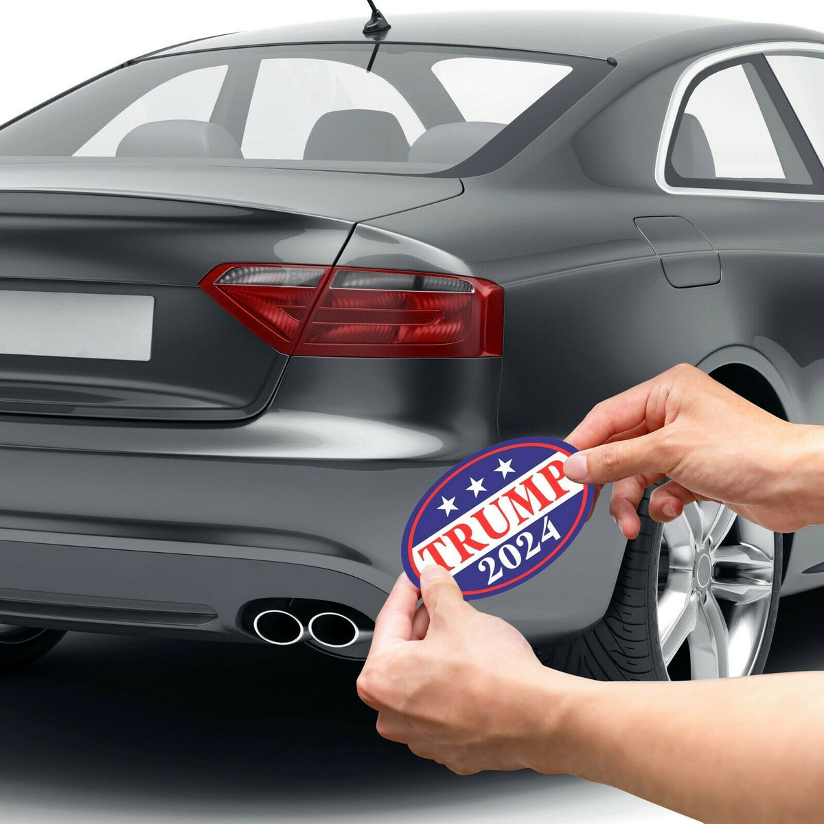 TRUMP car magnet Donald Trump President 2024 Magnetic Bumper Sticker 5.5"x3.5"