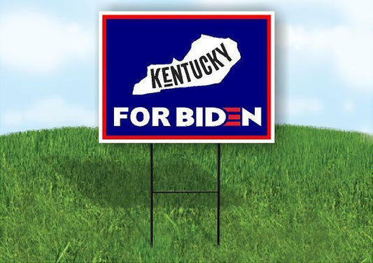 KENTUCKY FOR BIDEN Yard Sign with Stand LAWN SIGN