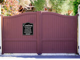 Caution THIS IS A WORKING Garage COMMON SENSE BLACK Aluminum Composite Sign