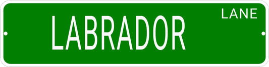 LABRADOR LANE 24"x6 ALUM COMPOSITE SIGN