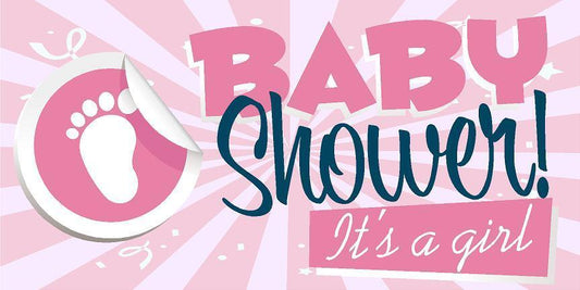 Its a Girl Giant Outdoor Banner 36" X 72" …