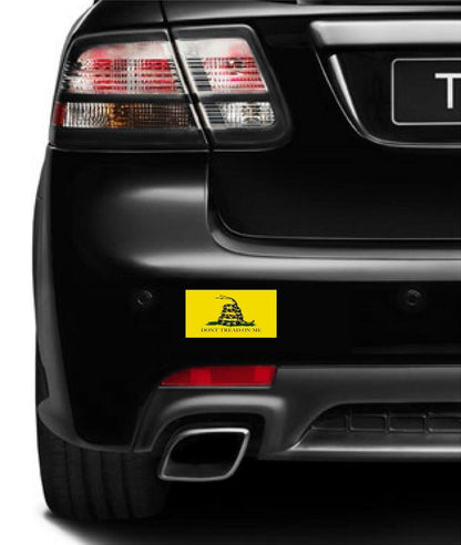 SET OF 3 Don’t Tread On Me Flag American Flag Car MAGNET Magnetic Bumper Sticker