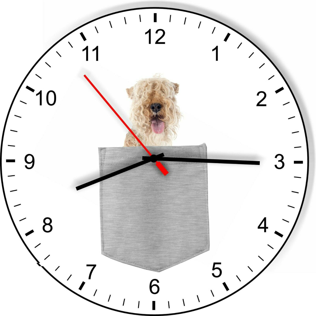 Lakeland Terrier In Your Pocket Dog kitchen living room Wall Clock