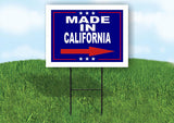CALIFORNIA MADE IN RIGHT ARROW Yard Sign w Stand LAWN SIGN Single