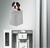 Greater Swiss Mountian Dog in pocket Fridge Car Magnet Bumper Sticker