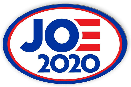Car magnet Joe Biden for President 2020 - Magnetic Bumper Sticker oval 5.5"x3.5"