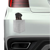 Bouviers Des Flandre in pocket Fridge Car Magnet Bumper Sticker App size 4"x7"