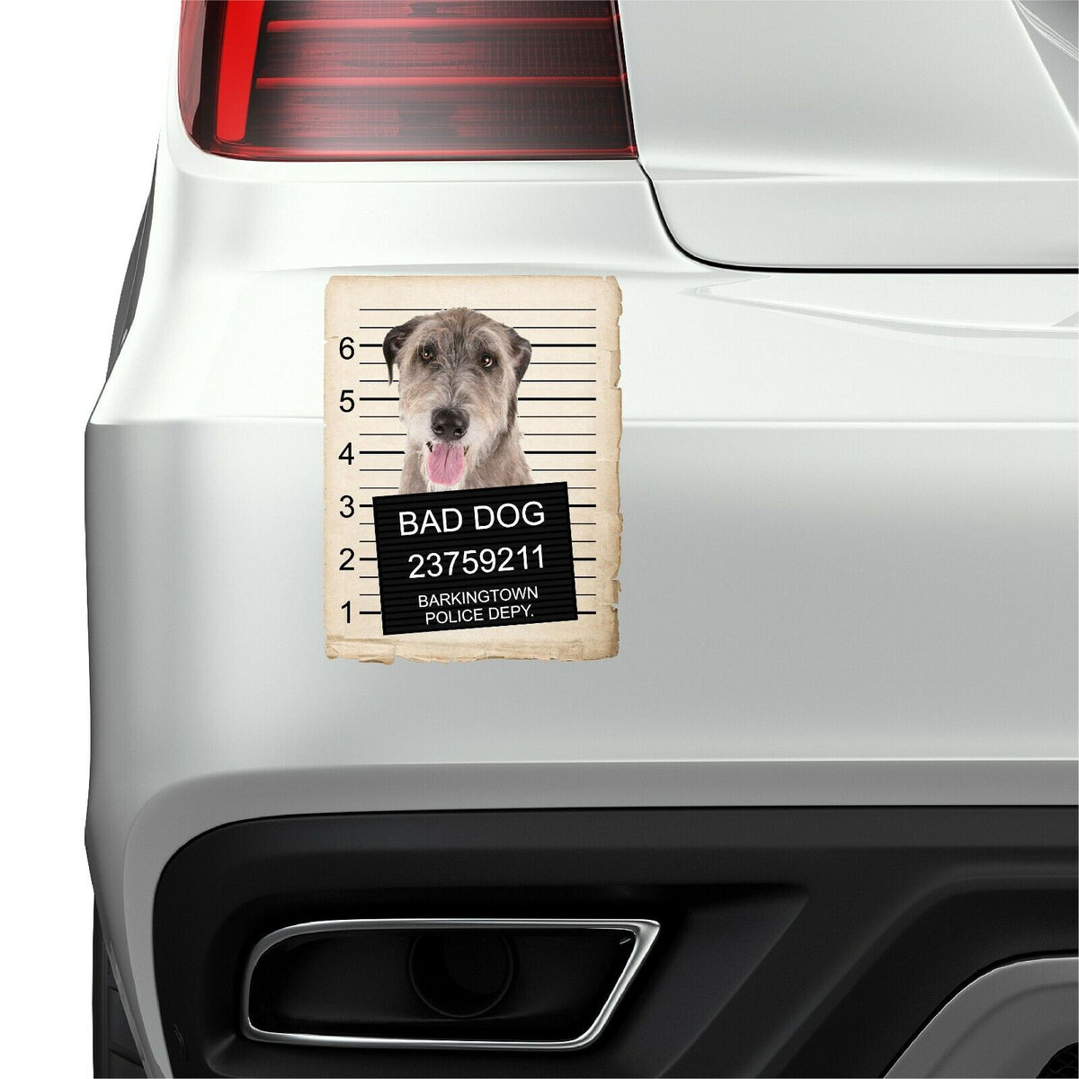 Great Pyrenees Mugshot Bad Dog Fridge refrigerator Car Magnet