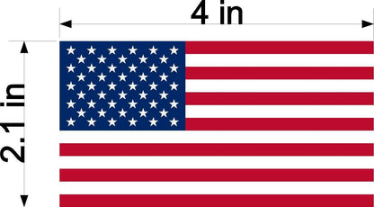 SET OF 3 American Flag Car MAGNET Magnetic Bumper Sticker Marines Army Navy